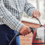 Charging electric car at home